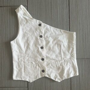 One shoulder vest